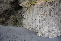 Iceland, Crystallic Basalt Columns outside the Hálsanefshellir Cave