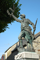 Statue of Soldier with Fabulous Moustache