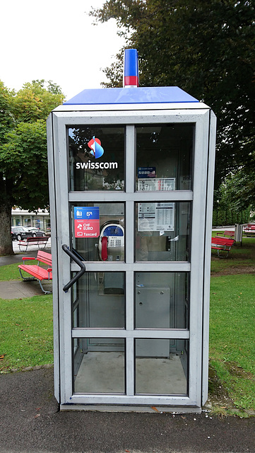 Telefonzelle in Einsiedeln