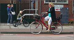 fietsen in Volendam