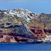 Santorini : Oia vista dal mare -