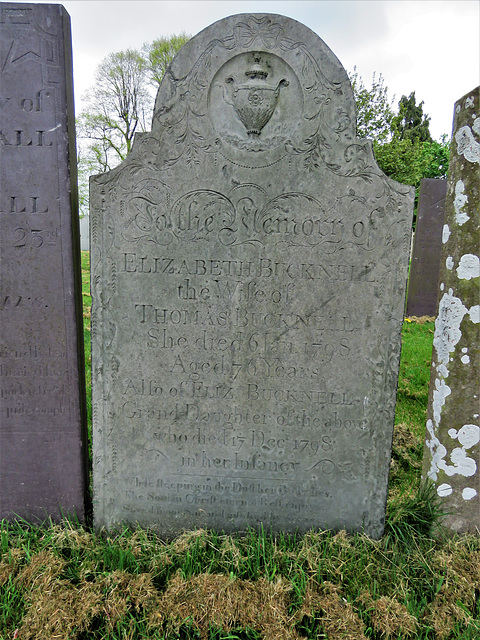 crick church, northants (23)gravestone of elizabeth bucknell +1798