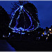 Illuminations de Noel dans le parc de Châteauneuf d'ille et vilaine (35)