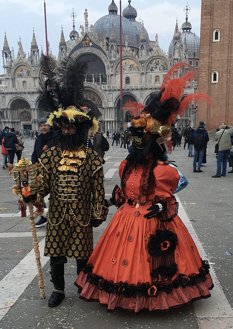 Maschere a Piazza San Marco.