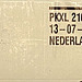 Dutch PostNL franking label