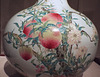 Detail of the Chinese Vase with 9 Peaches in the Metropolitan Museum of Art, August 2023