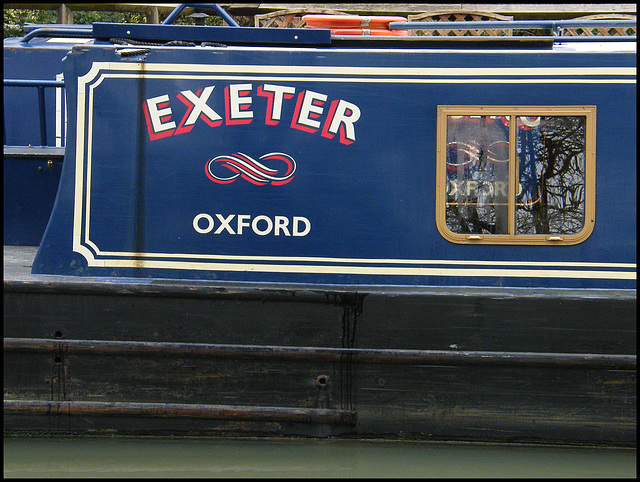 Exeter narrowboat