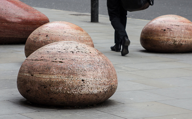 March 13: big rocks in London