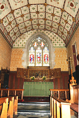 Chancel Decoration, Saint Peter's Church, Snelston, Derbyshire,