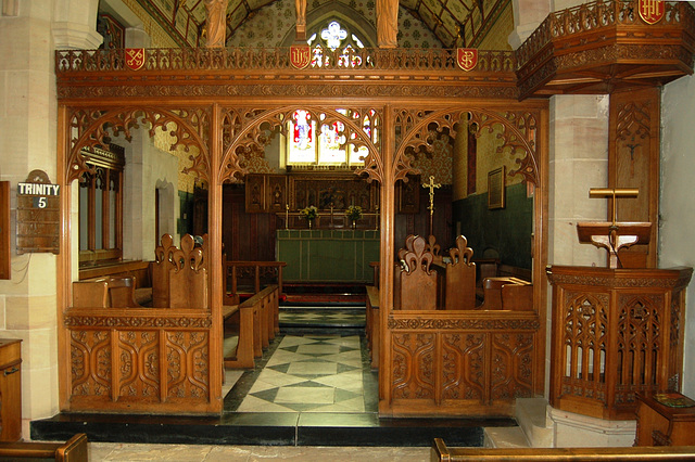 Chancel Screen, Saint Peter's Church, Snelston, Derbyshire