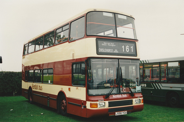 Kentish Bus and Coach 558 (L558 YCU) at the Showbus Rally at Duxford – 25 Sep 1994 (240-14A)