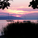 Crépuscule sur le lac de Constance (Allemagne)