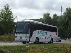 DSCF4886 Spratt’s Coaches CJS 447 (SK03 HWJ) at Barton Mills - 27 Aug 2016