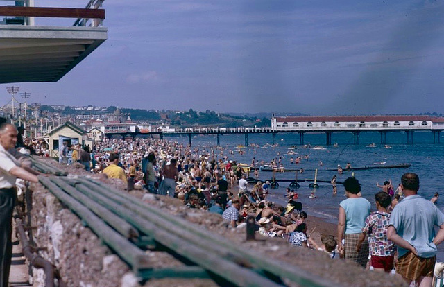 Pier at Paignton in the 1960s (Scan from 35m slide)
