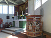 Altar und Kanzel in St. Marien/ Grünendeich