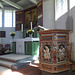 Altar und Kanzel in St. Marien/ Grünendeich