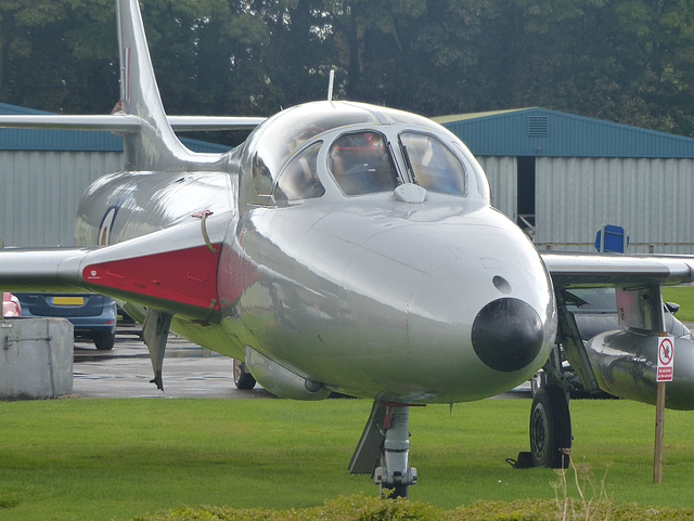 Hunter XE665 at Cotswold Airport (4) - 14 September 2017
