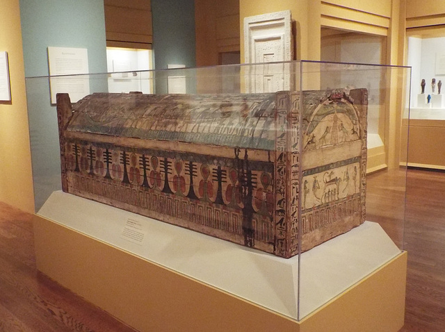 Outer Sarcophagus of Hor in the Virginia Museum of Fine Arts, June 2018