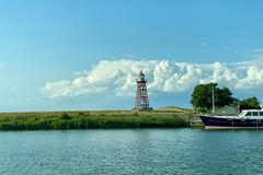 Lighthouse at the harbour of Stavoren