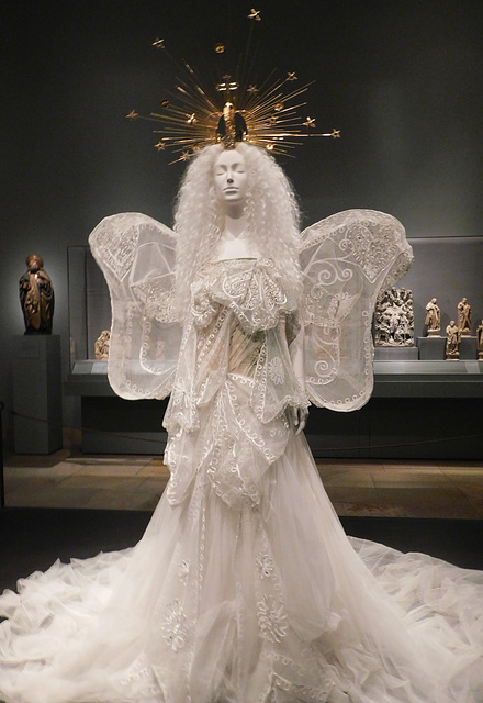 Madonna Wedding Ensemble by Dior in the Metropolitan Museum of Art, September 2018