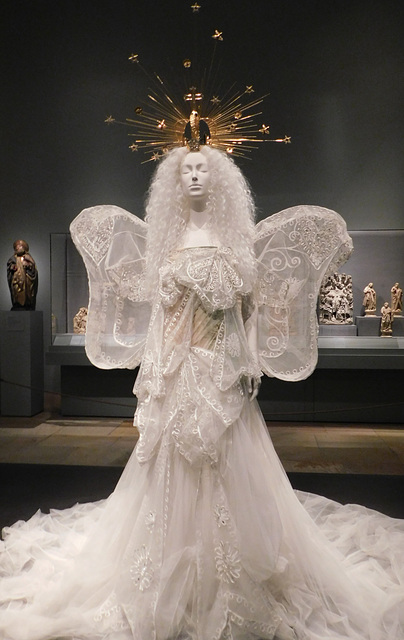 Madonna Wedding Ensemble by Dior in the Metropolitan Museum of Art, September 2018
