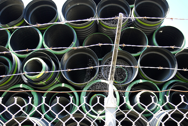 Fence with Tubes