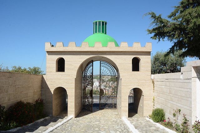 Albania, Vlorë, Cast Iron Gate to the Bektashi Temple