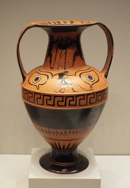 Amphora with Boxers in the Getty Villa, June 2016