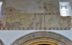 peakirk church, hunts (12) c14 passion wall paintings