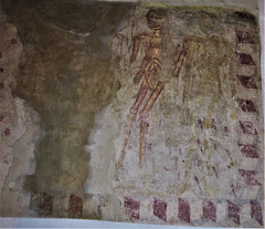 peakirk church, hunts (15) c14 three living three dead wall paintings