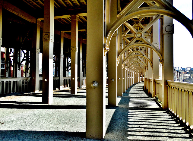 Shadows and Arches on The High Level Bridge