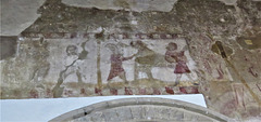 peakirk church, hunts (17) c14 passion wall paintings