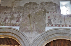 peakirk church, hunts (18) c14 passion wall paintings