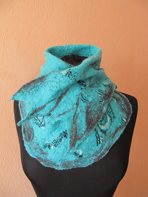 scarflette turquoise