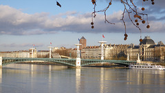 Lyon (69) 2 janvier 2009. Le pont Lafayette.