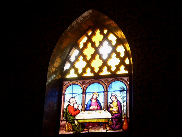 Stained glass of the Royal Chapel.