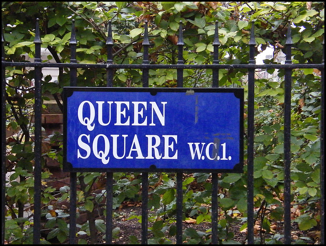 Queen Square sign