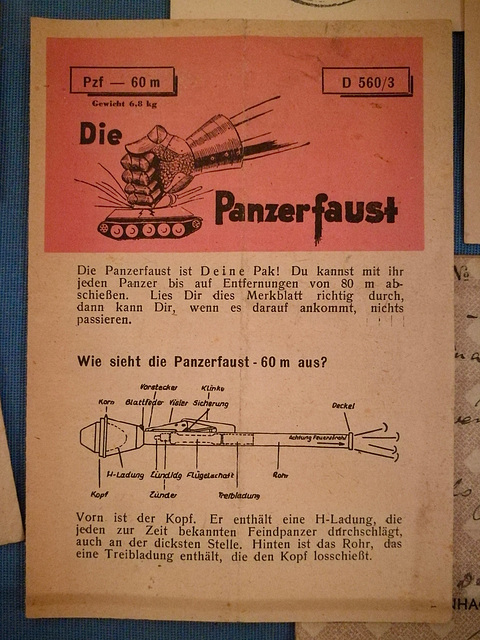 Bunkerdag 2019 – Instructions for use of the Panzerfaust