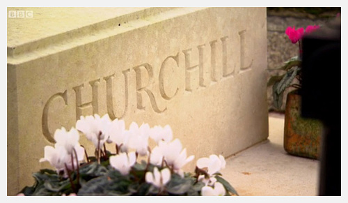 Churchill's grave
