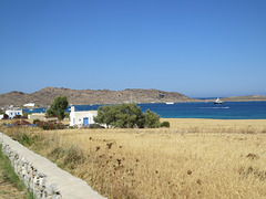 Vue sur l'ouest de la baie Agios Iaonnis