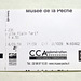 Ticket for the Musée de la Pêche