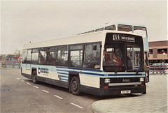 Cambus Limited 312 (F171 SMT) in Newmarket bus station – Nov 1992 (183-03)