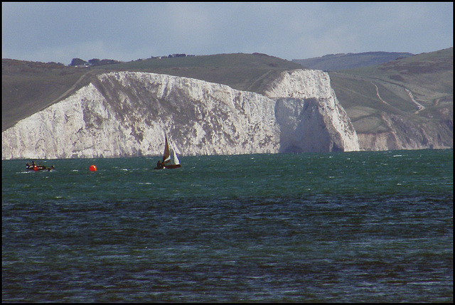 Dorset chalk cliffs