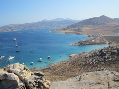 Vue sur la baie d'Agios Iaonnis.