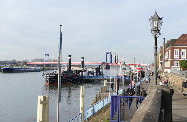 Hafenpromenade in Ruhrort