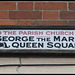 St George the Martyr street sign