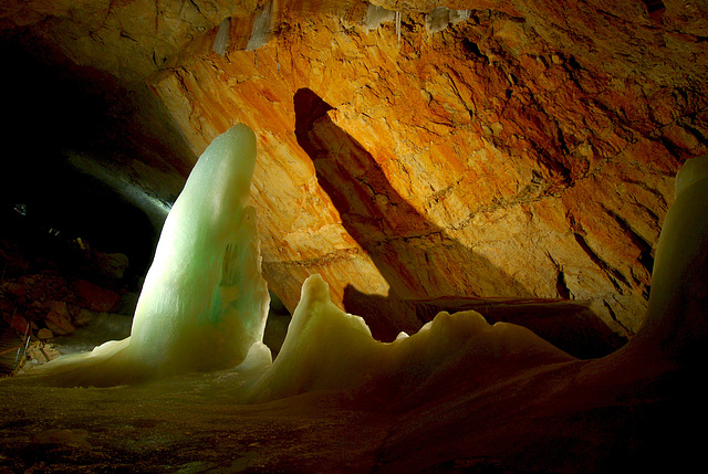 Ice cave, Obertraun, Austria