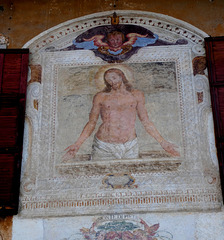 Orta San Giulio- Fresco in Piazza Motta