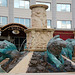 North Macedonia, Skopje, Lions Fountain
