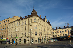 Finland, Tampere, Sumelius Building on Central Square